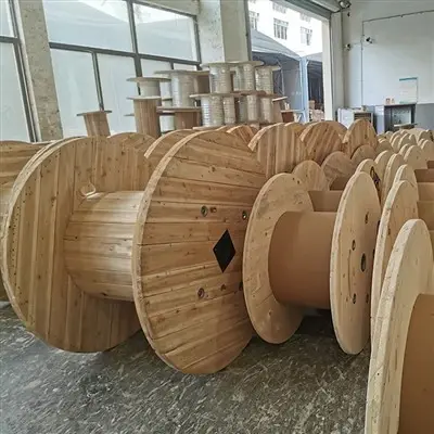 قرقره چوبی سنگین‌دuty برای کاربردهای صنعتی و سنگین