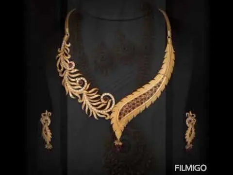 نمونه گردنبند طلای زنانه با طراحی ساده و ظریف