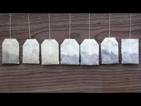 چای کیسه‌ای سبز و سیاه در کنار یکدیگر