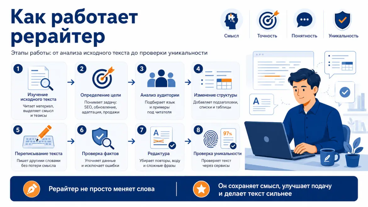 بازنویسی محتوا با هوش مصنوعی؛ بررسی چگونه کیفیت متن را بدون کپی‌کاری افزایش دهیم؟ و نکات ضروری
