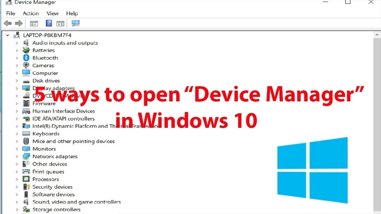 نحوه به‌روزرسانی درایور در مدیر دستگاه‌ها