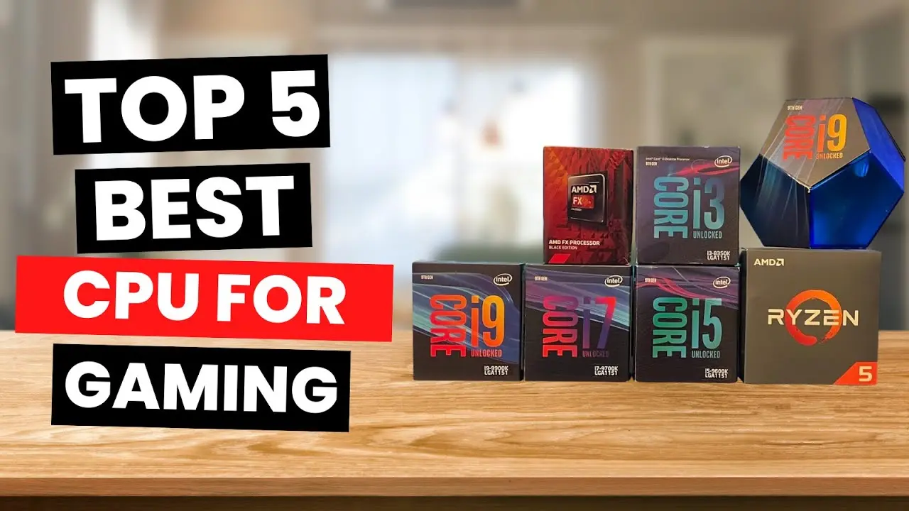 مقایسه پردازنده‌های اینتل و AMD برای گیمینگ با نمودار عملکرد و مشخصات فنی