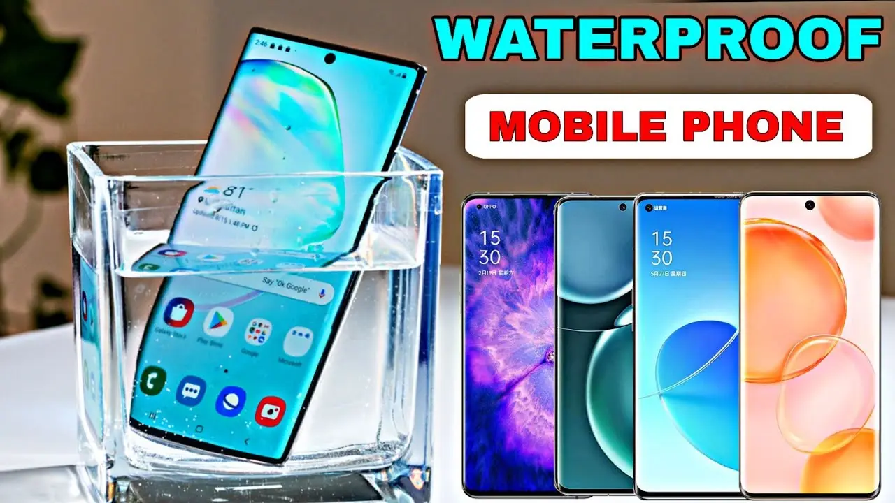 نمونه‌ای از گوشی‌های هوشمند با استاندارد ضد آب IP68