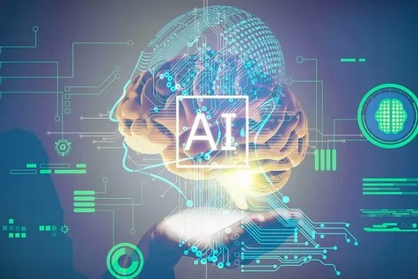 نمودار پیشبینی تقاضا با استفاده از هوش مصنوعی در یک شرکت تولیدی