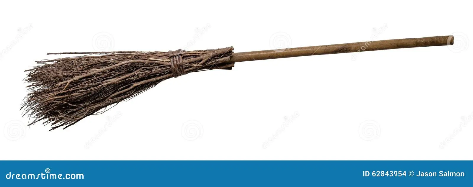 نمونه‌ای از طراحی سنتی جاروهای عصایی که نشان‌دهنده ریشه‌های این ابزار است
