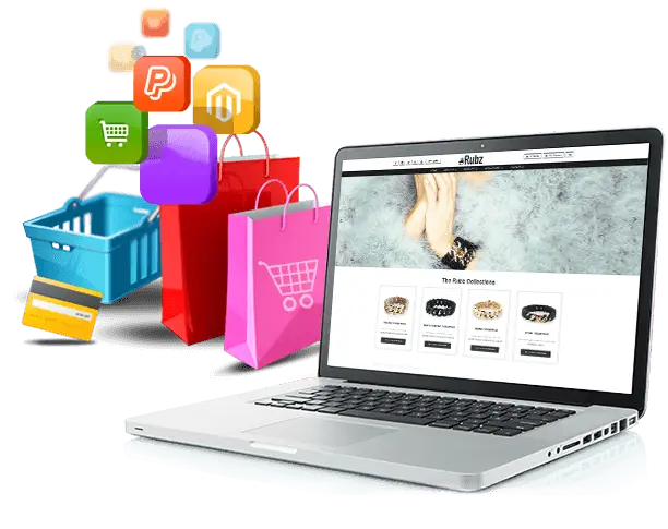 نمونهای از صفحه مدیریت یک فروشگاه اینترنتی با نمایش گزارشهای مالی و کمیسیون