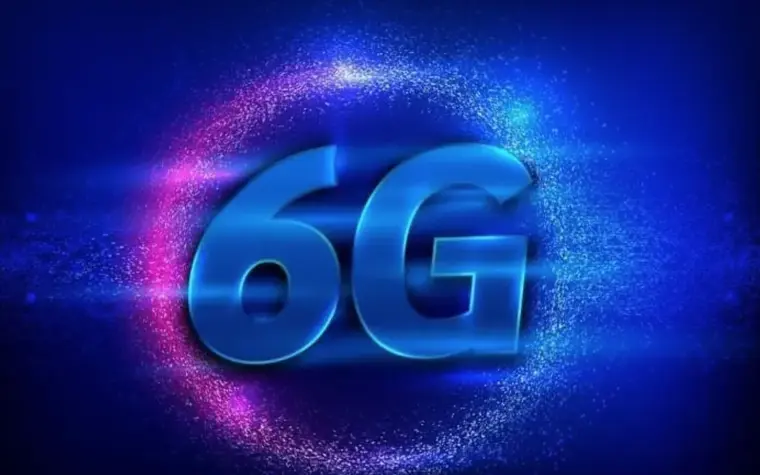 نمودار مقایسه‌ای بین سرعت و تأخیر شبکه‌های 5G و 6G