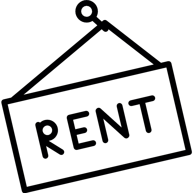 نشانگر اجاره خانه در خیابان