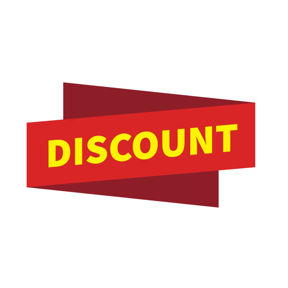 بانر تخفیف با رنگ قرمز و متن فروش ویژه