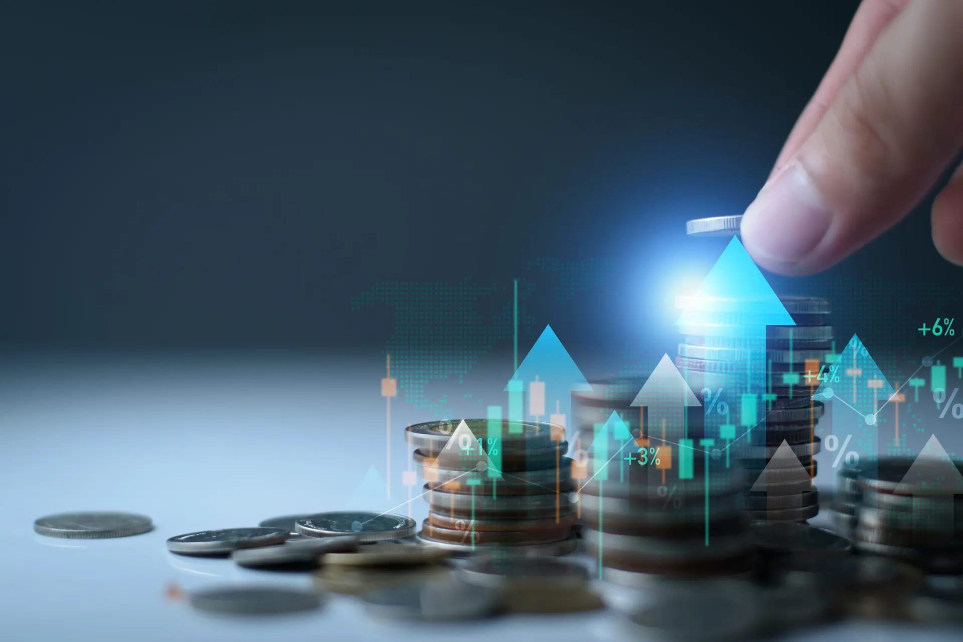 نمودار نوسانات قیمت در بازار بورس