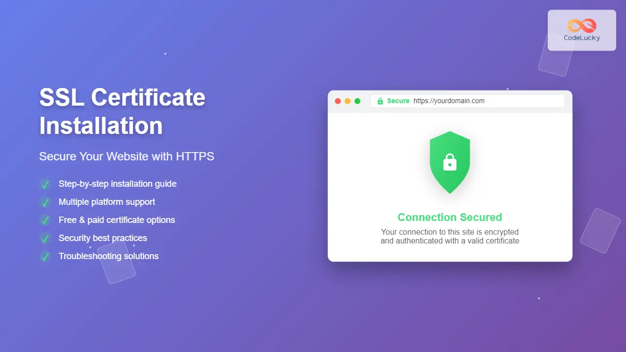 نمایش مراحل نصب گواهی SSL در پنل کنترل هاست