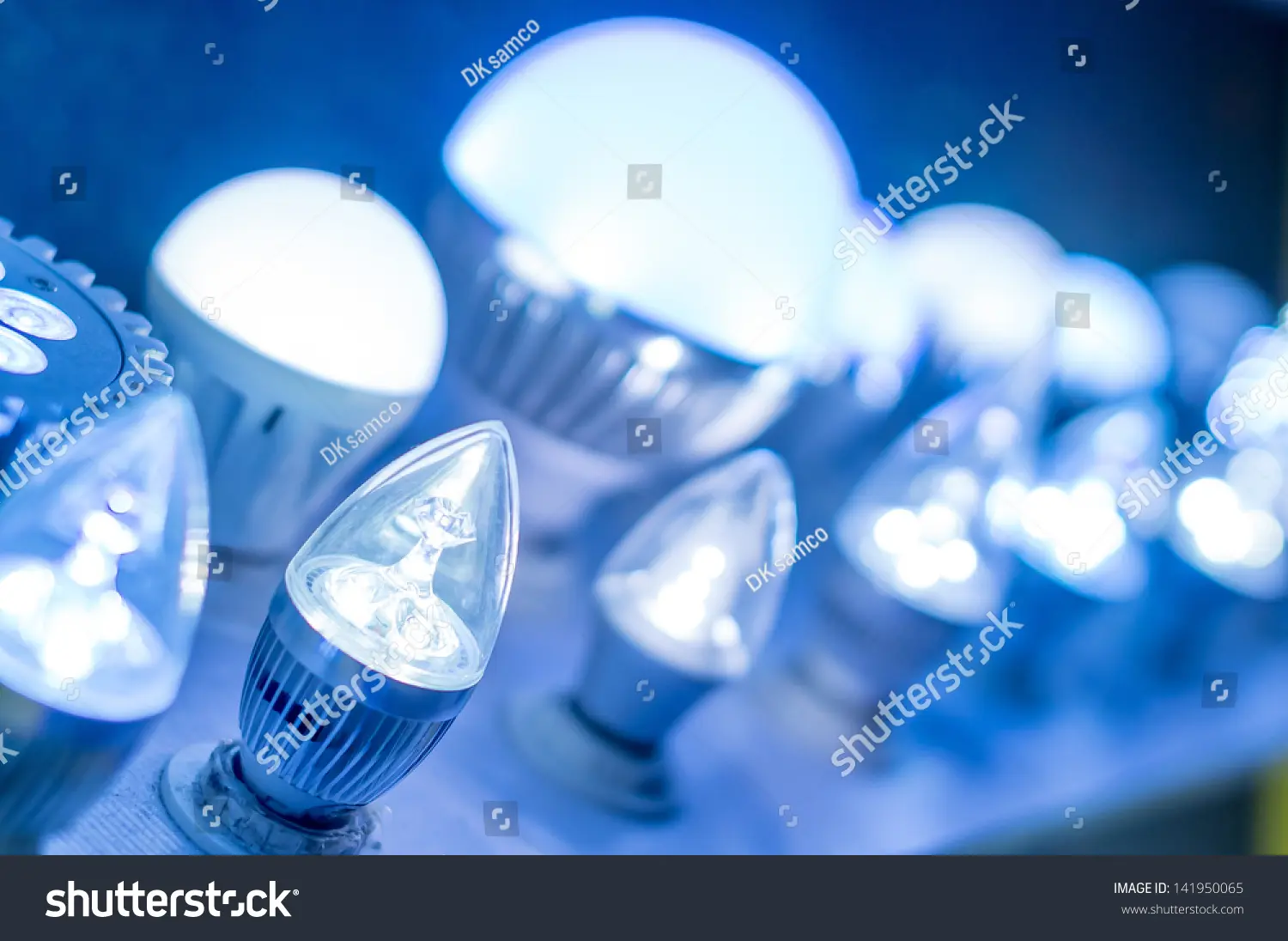 نمونه لامپ‌های LED مختلف برای خودرو با توجه به نوع و کاربرد