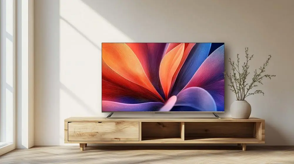 نمونه تلویزیون 4K با پنل QLED و روشنایی بالا