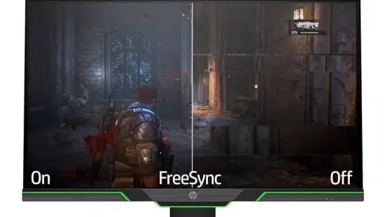 مقایسه حالت فعال و غیر فعال V-Sync در نمایش تصویر