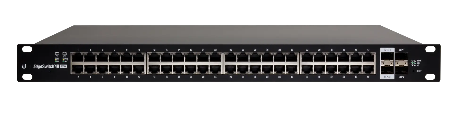 سوئیچ شبکه با پورت‌های RJ45 برای اتصال کابلی