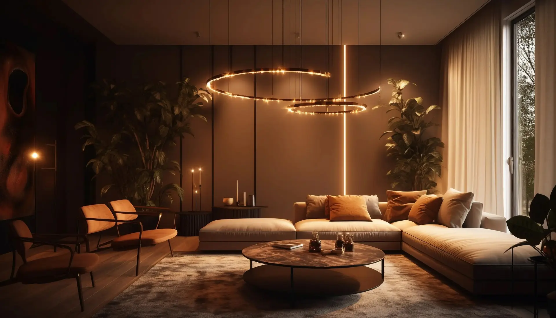 چراغ‌های LED قابل تنظیم برای اتاق کار خانگی
