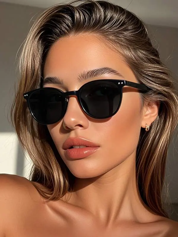 عینک آفتابی با قاب بزرگ و طراحی wrap-around برای محافظت کامل از چشم
