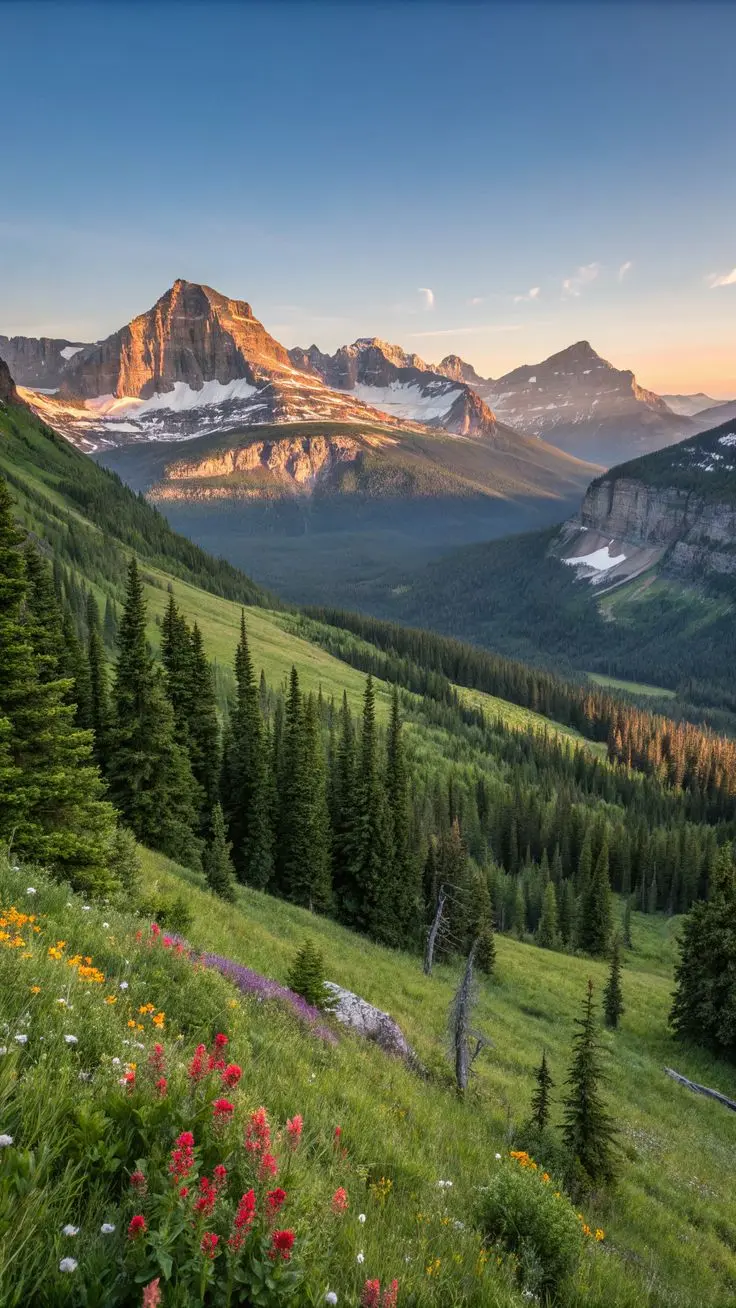 پرنده‌ای در حال پرواز در طبیعت با نور ملایم