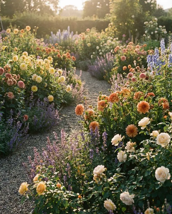 نمونه‌ای از طراحی باغ با توزیع مناسب گیاهان