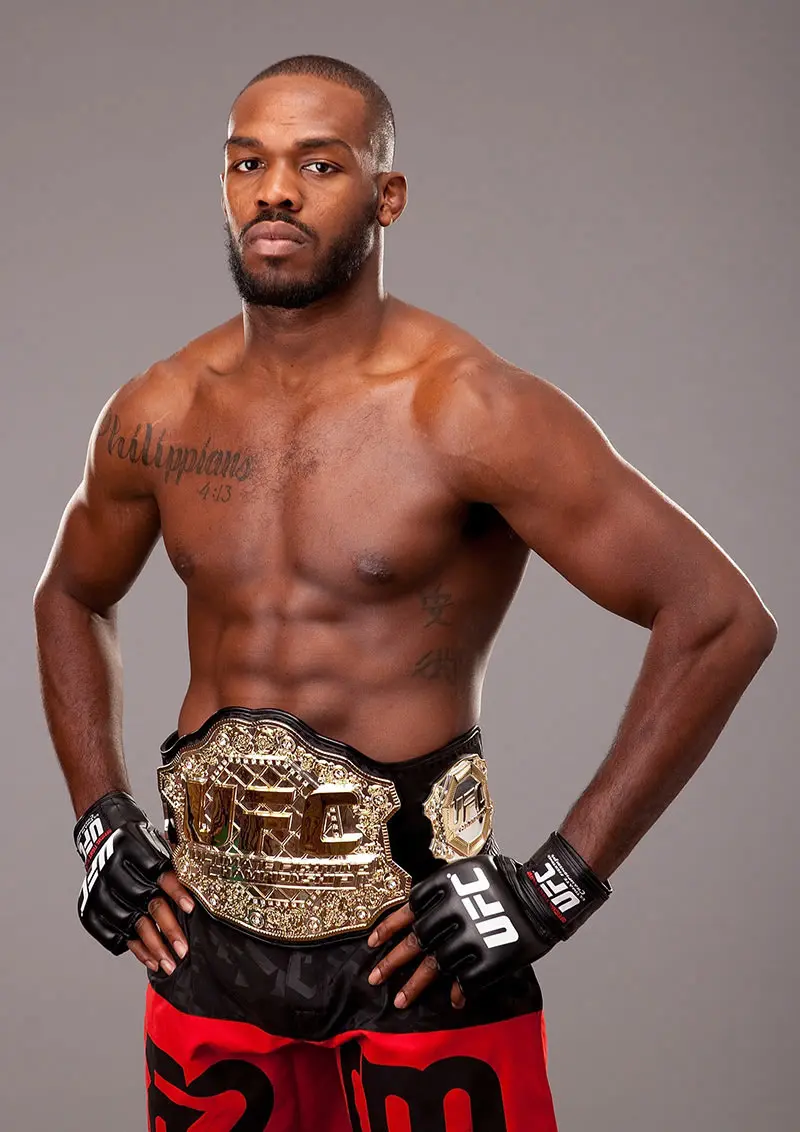 جان جونز در حین تمرین برای مبارزات UFC