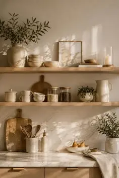 نمونه‌ای از آشپزخانه با سبک سنتی ایرانی با استفاده از کاشی‌های رنگی و پارچه‌های بافته شده
