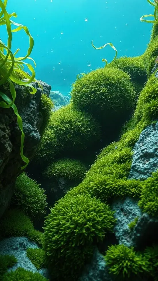 نمونه‌ای از جلبک اسپیرولینا در محیط پرورش