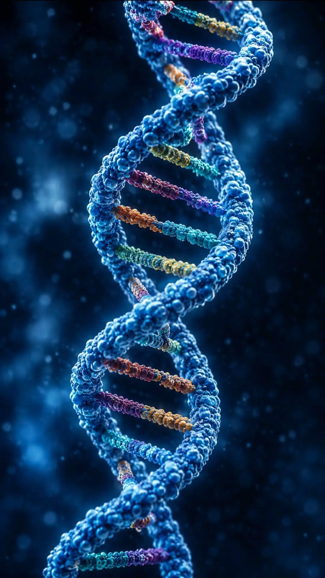 نمای آزمایشگاه ژنتیک با نمونه‌های DNA و تجهیزات آزمایشگاهی
