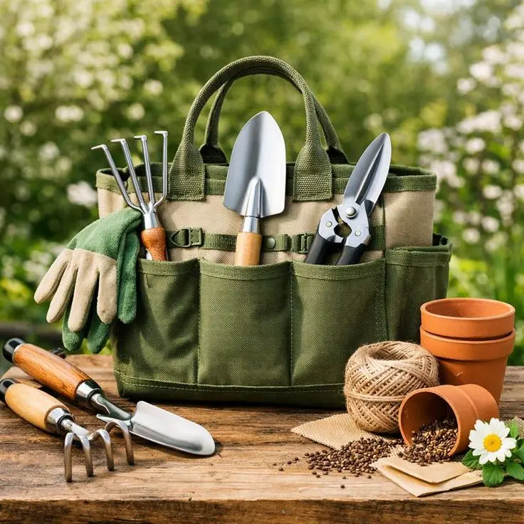 باغچه خانگی با محصولات سبزیجات و گیاهان دارویی