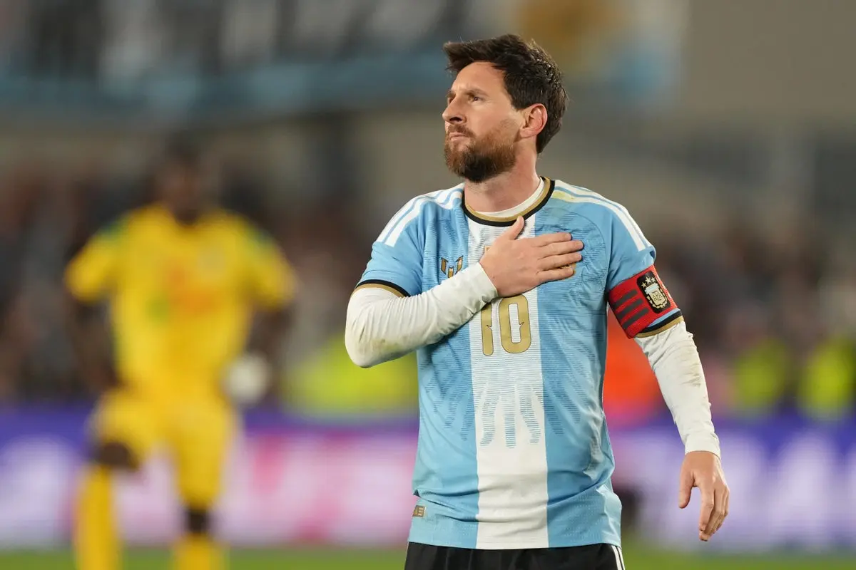 مessi در بازی خداحافظی فوتبال