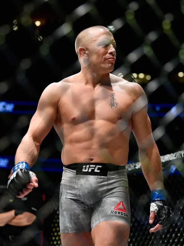 جورج سنت پیر در حین مبارزه در UFC