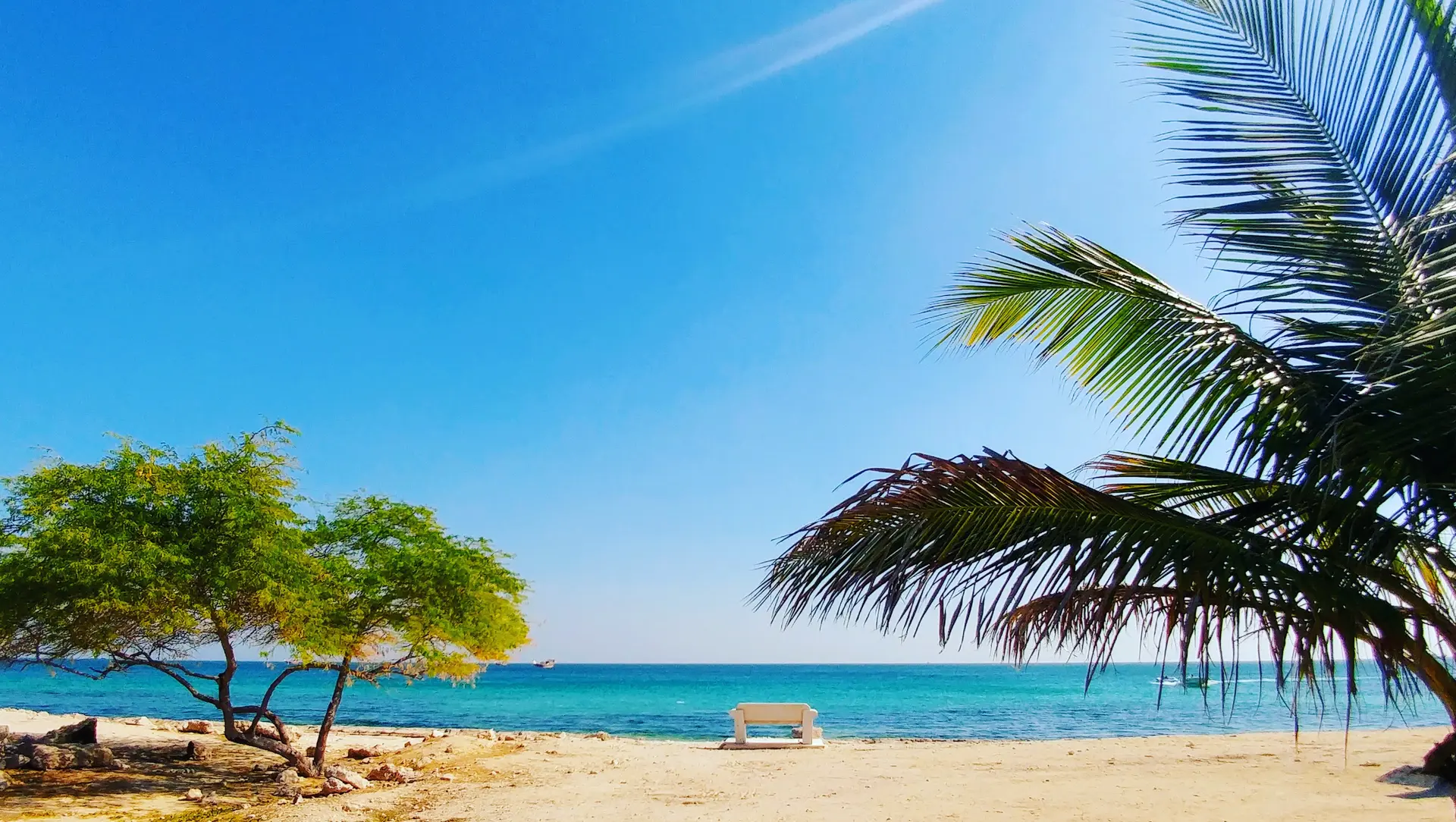 منظره زیبا از جزیره کیش در خلیج فارس