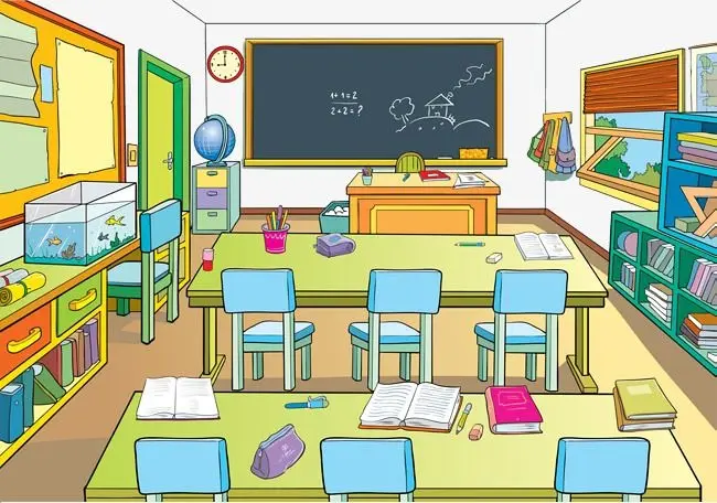 مدرسی که با استفاده از تجهیزات مناسب کلاس آنلاین خود را برگزار می‌کند