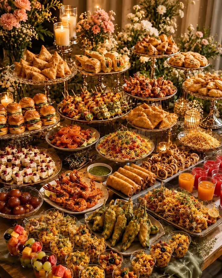 مواد غذایی برای تهیه سالاد و غذاهای سرد مانند سبزیجات تازه و میوه‌ها در یک سبد چوبی