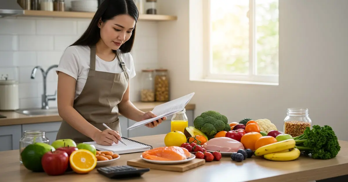 یک برنامه غذایی سالم با مواد غذایی کامل و طبیعی