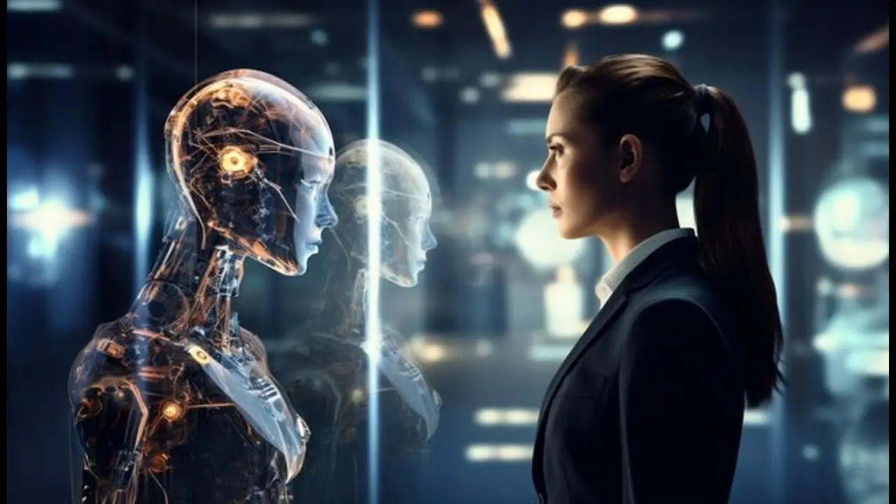 پزشکان و هوش مصنوعی در یک محیط پزشکی مدرن و پیشرفته