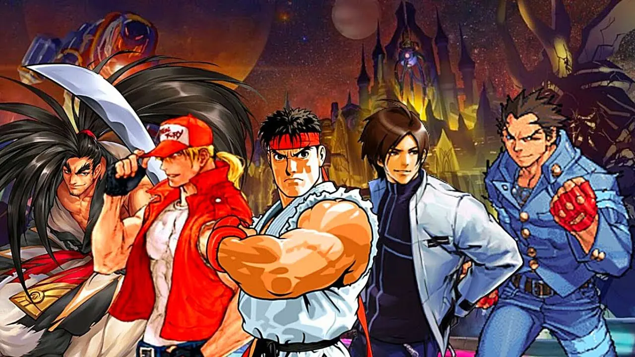یک بازیکن حرفه‌ای در حال استفاده از FightStick برای بازی مبارزه‌ای