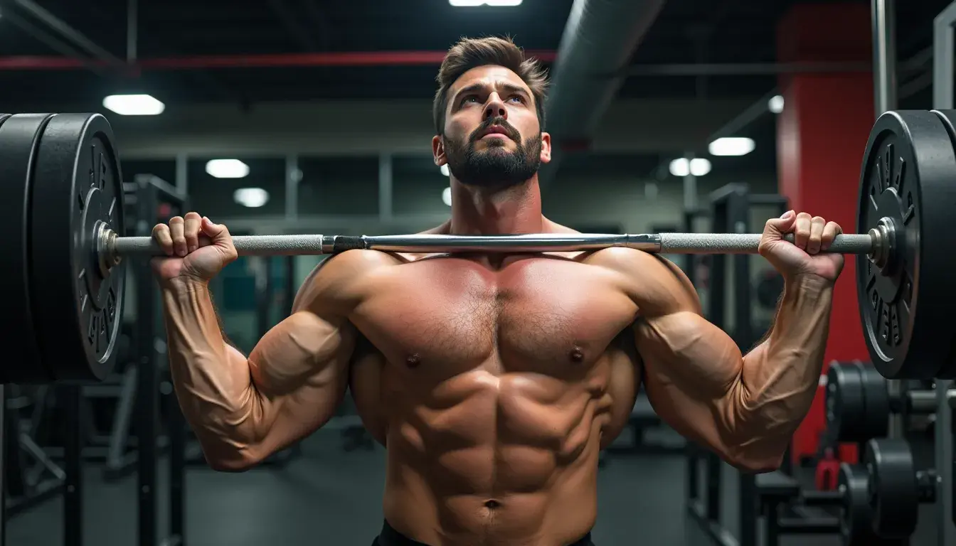 یک فرد در حال انجام تمرین وزنی با تکنیک صحیح