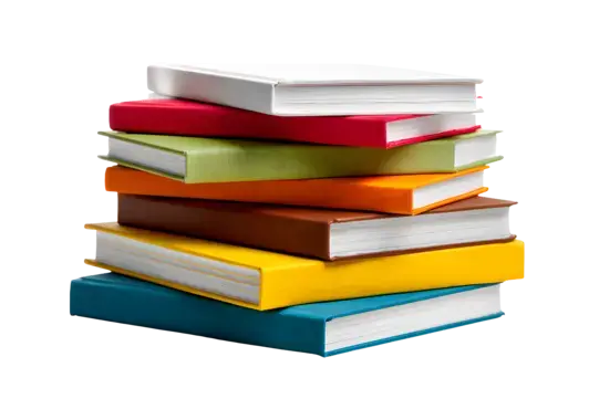 تک‌تک کتاب‌ها نشان‌دهنده تنوع و گستردگی آثار ادبی و علمی است