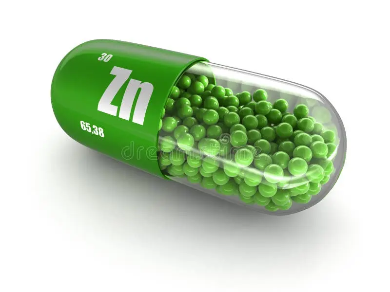 کپسول‌های مکمل حاوی روی و زینک